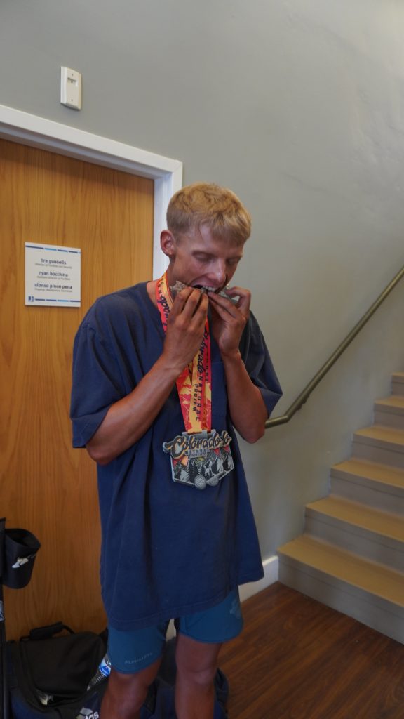 the creator of spud strength, RJ Nicholls competing at his show in Denver, Colorado